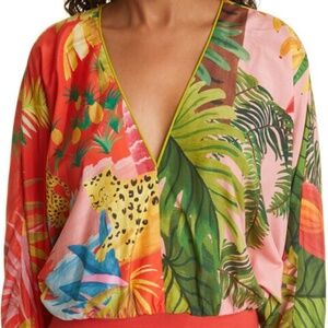 Farm Rio Mix Print Bodysuit